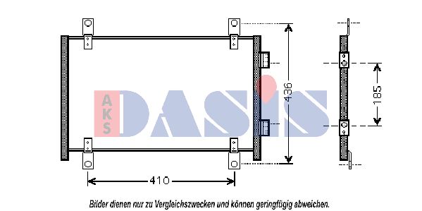 AKS DASIS kondensatorius, oro kondicionierius 082035N